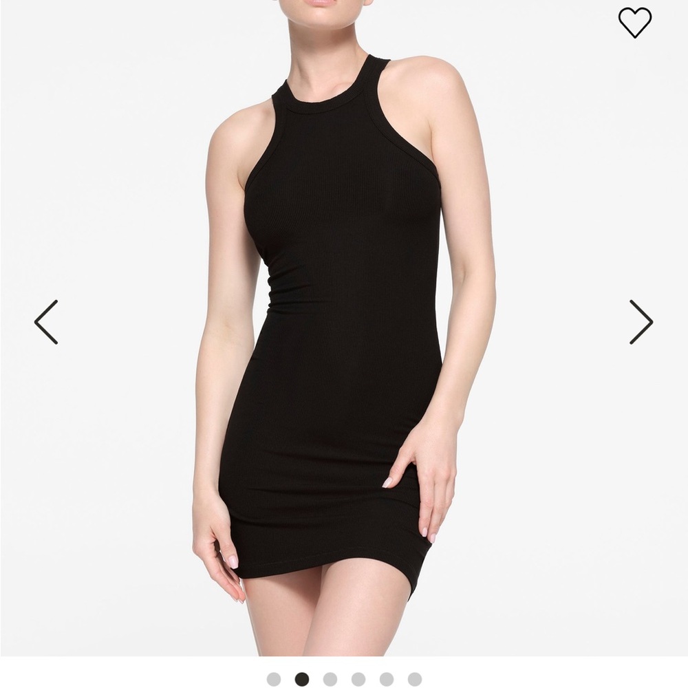 NWT SKIMS black dress